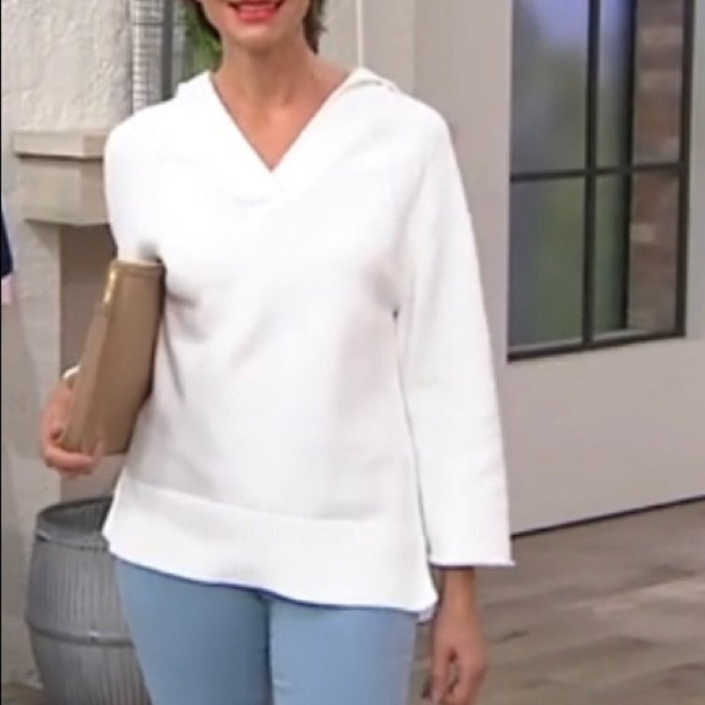 Martha Stewart Hooded Pullover Sweater